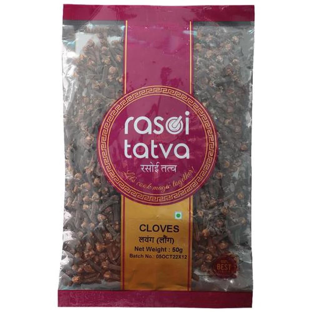 RASOI TATVA Cloves - 100percent Natural, 50 g-1.webp
